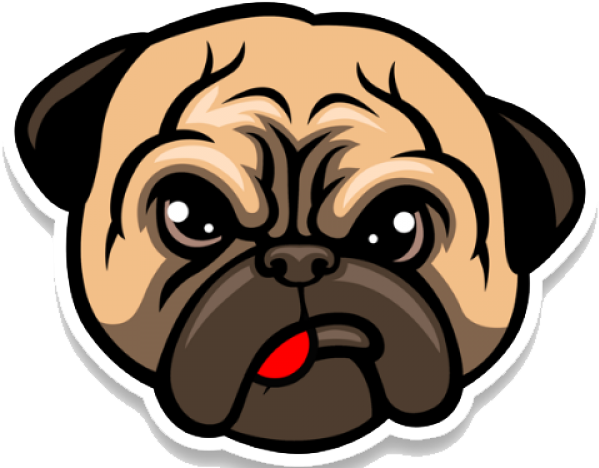 Vector Dog Face File Transparent PNG Image
