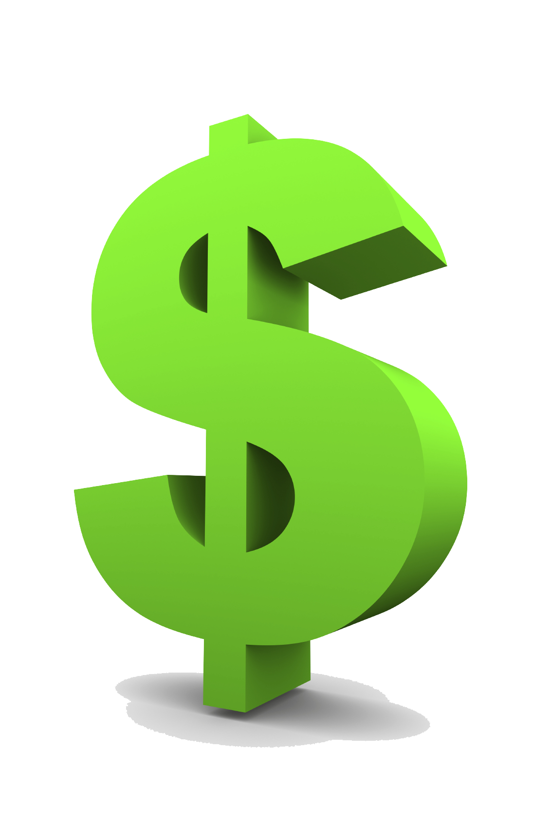 Green Symbol Dollar Sign Transparent PNG Image