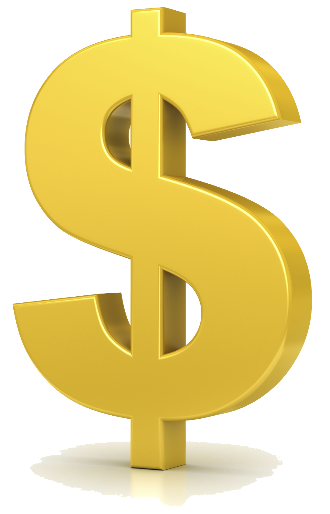 States United Dollar Gold Sign Frame Transparent PNG Image