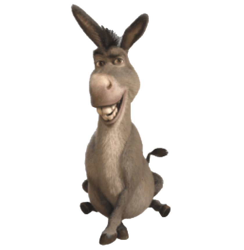 Funny Donkey Transparent PNG Image
