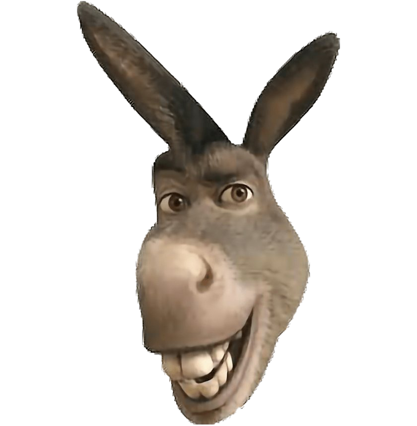 Funny Donkey Transparent PNG Image