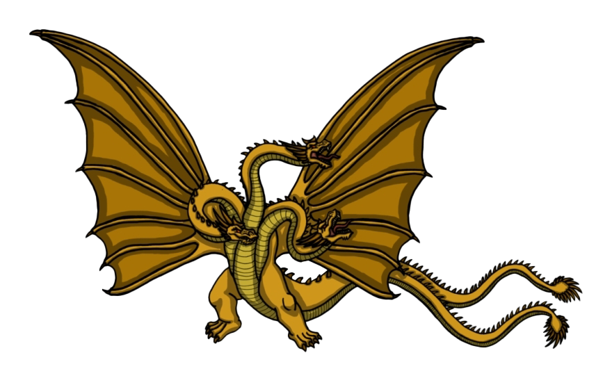 King Ghidorah Cretaceous Transparent PNG Image