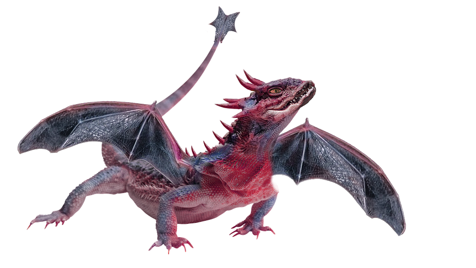 Fantasy Dragon Background Transparent PNG Image