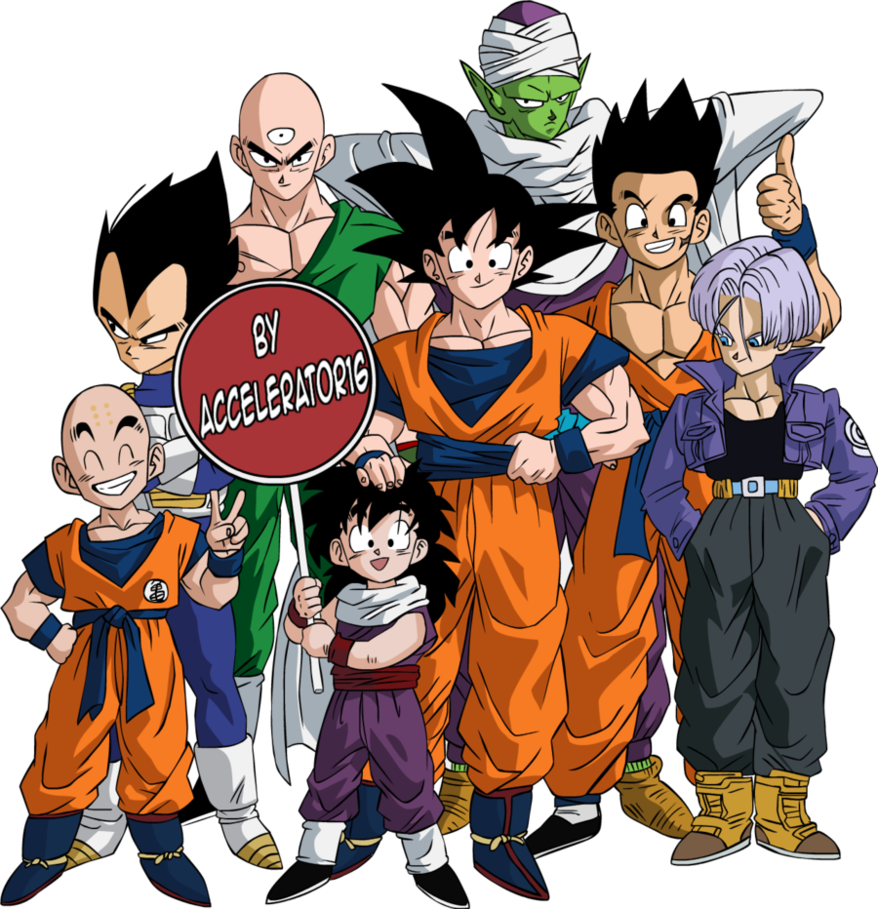 Dragon Ball Z Characters Transparent PNG Image