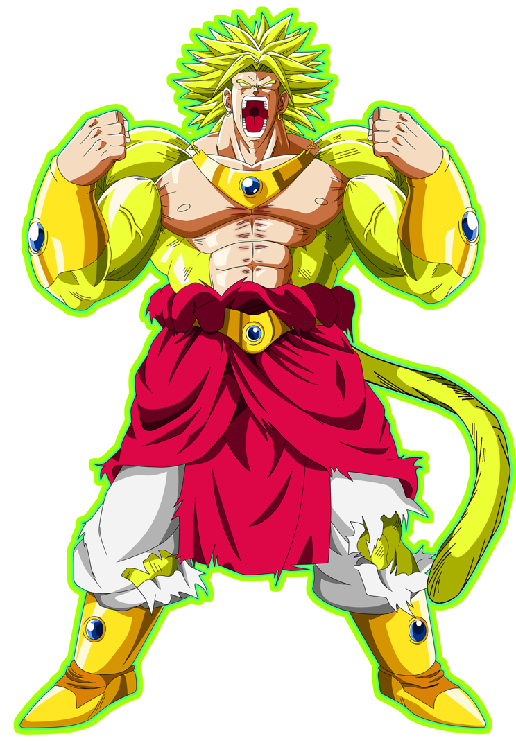 Dragon Ball Broly Transparent PNG Image