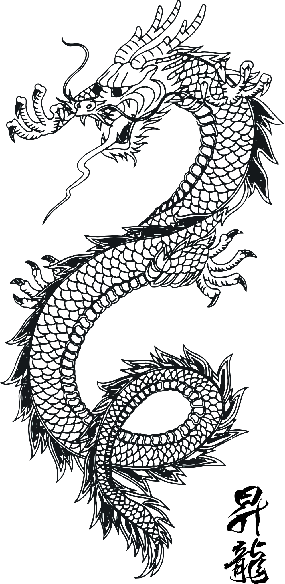 Dragon Tattoos Transparent PNG Image