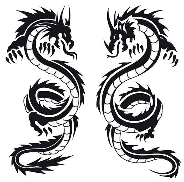 Dragon Tattoos Transparent PNG Image