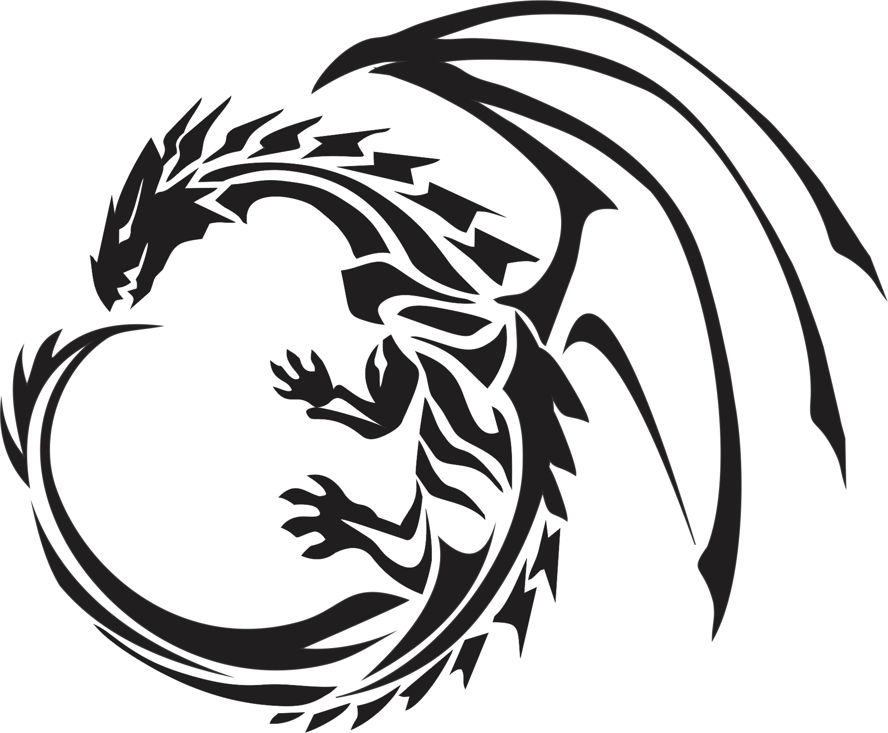 Dragon Tattoos Transparent PNG Image