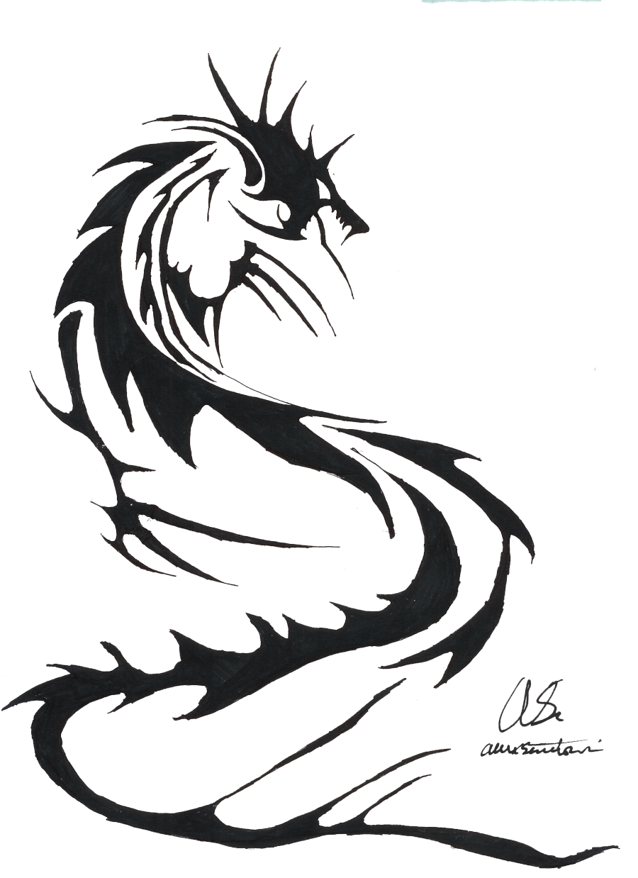 Dragon Tattoos Transparent PNG Image