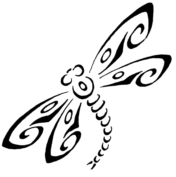 Dragonfly Tattoos Transparent PNG Image