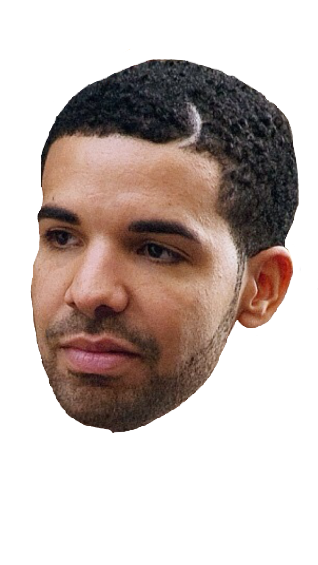 Drake Face Transparent PNG Image