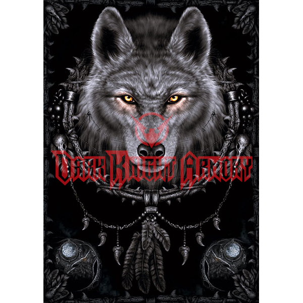 Gray Art Wolf Allposters.Com Dreamcatcher Transparent PNG Image