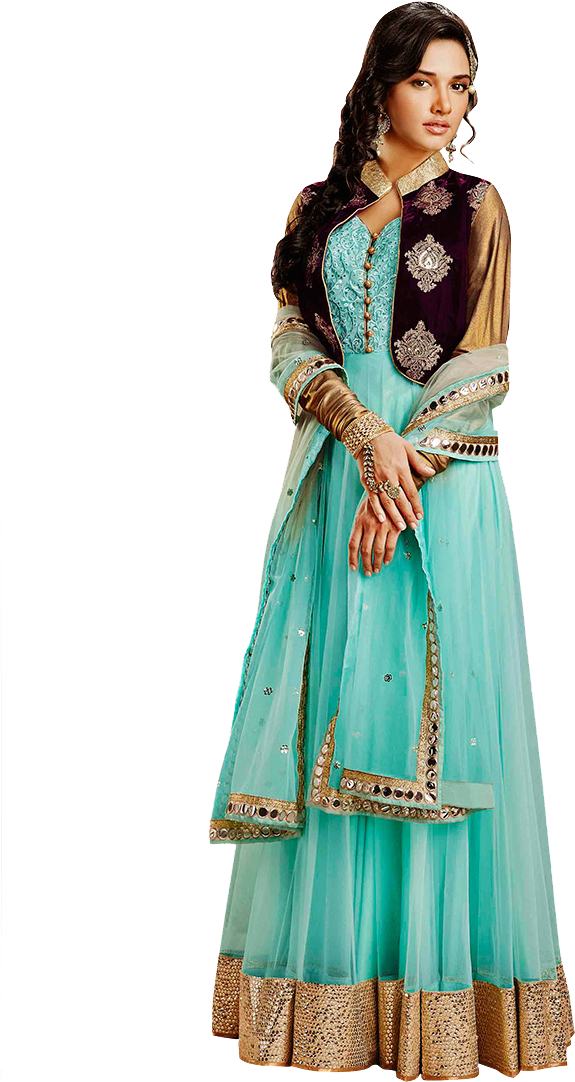 Girl Dress Long Transparent PNG Image