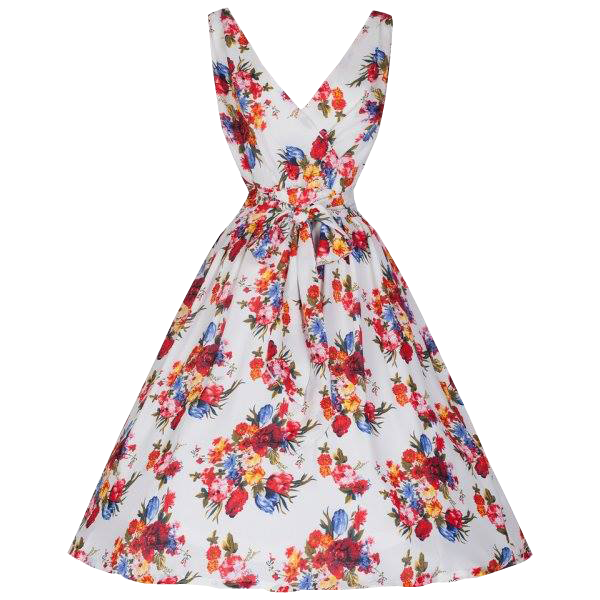 Floral Dress Transparent PNG Image