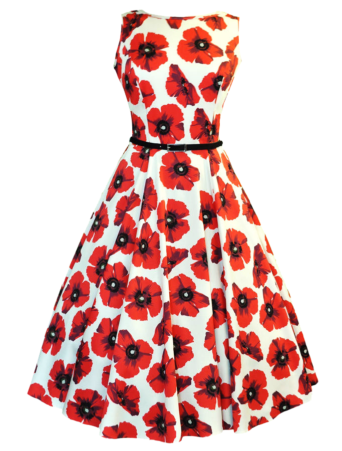 Floral Dress Transparent PNG Image