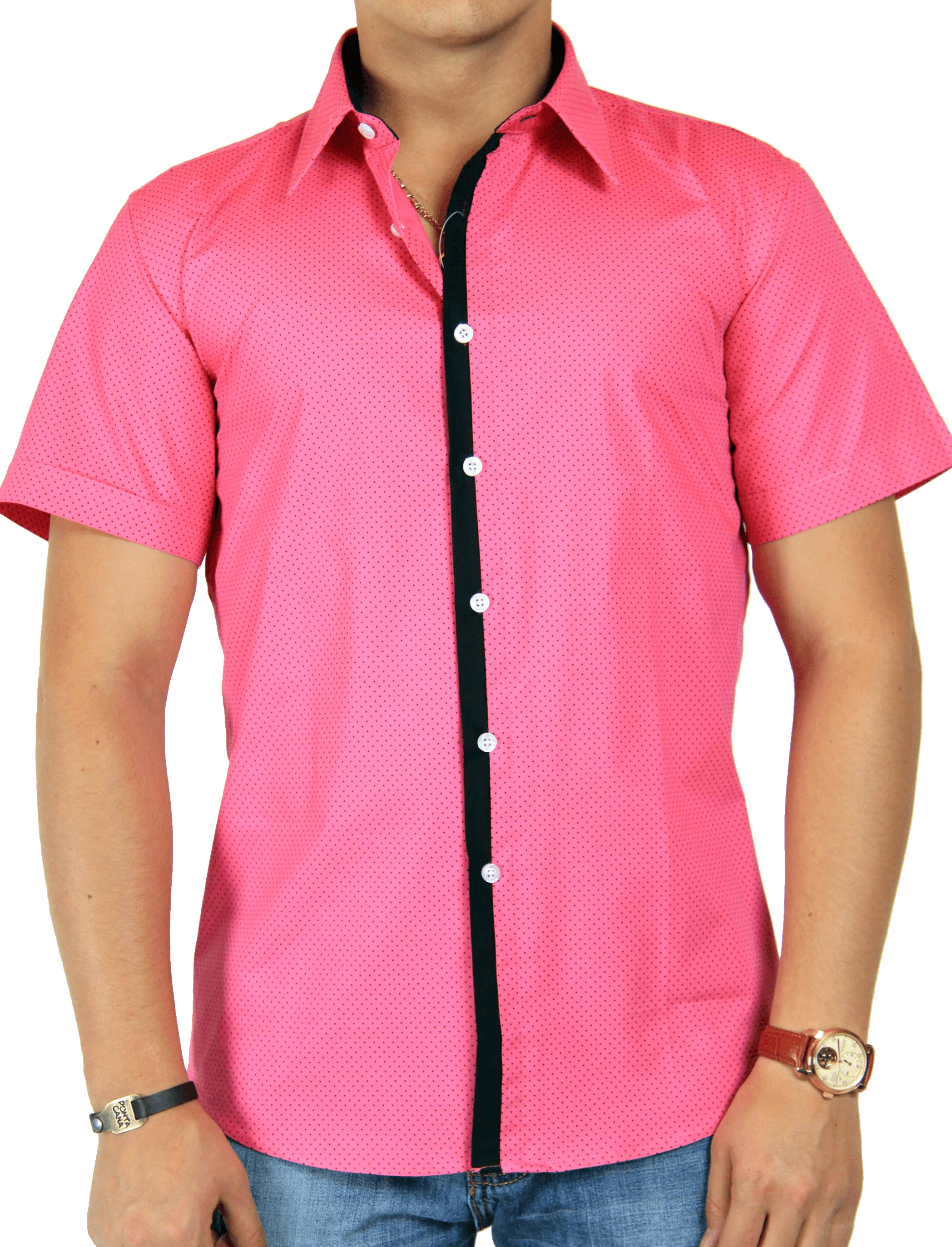 Pink Dress Shirt Transparent PNG Image