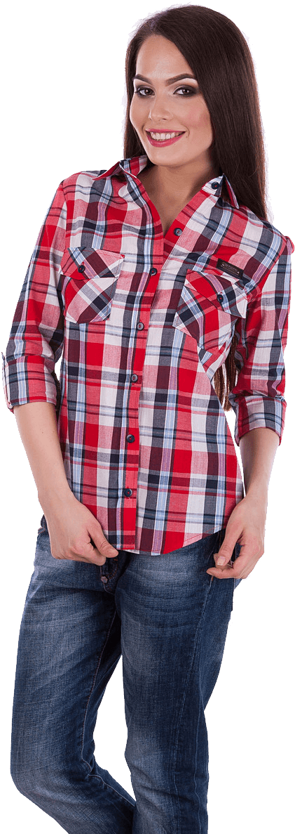 Women Dress Shirt Transparent PNG Image