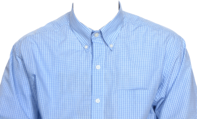 Blue Dress Shirt Transparent PNG Image