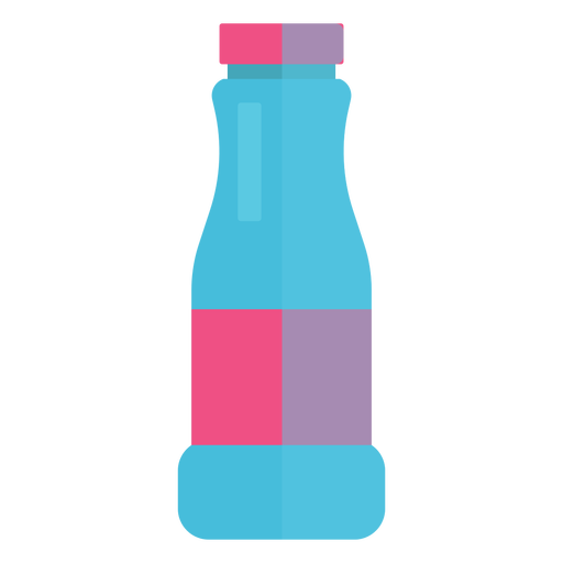 Blue Glass Water Bottle File Transparent PNG Image