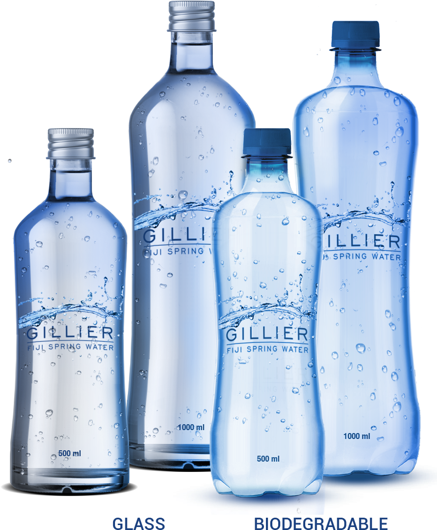 Blue Glass Water Bottle Transparent PNG Image