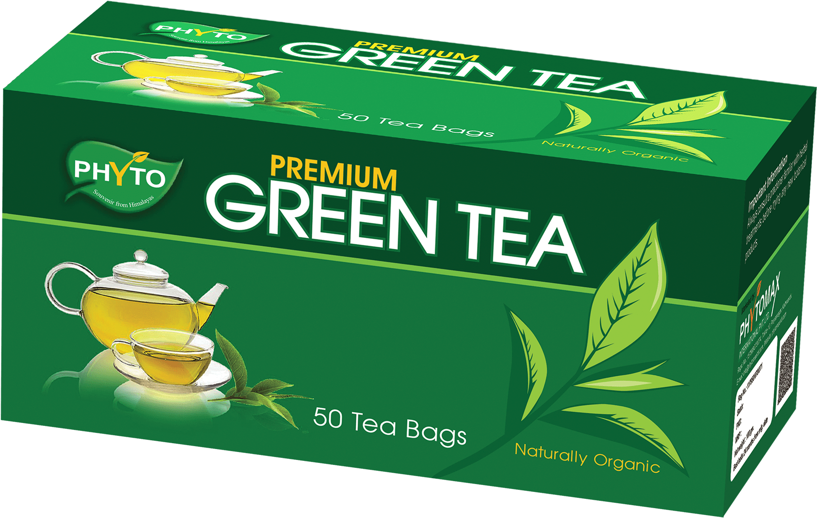 Healthy Green Organic Tea Transparent PNG Image