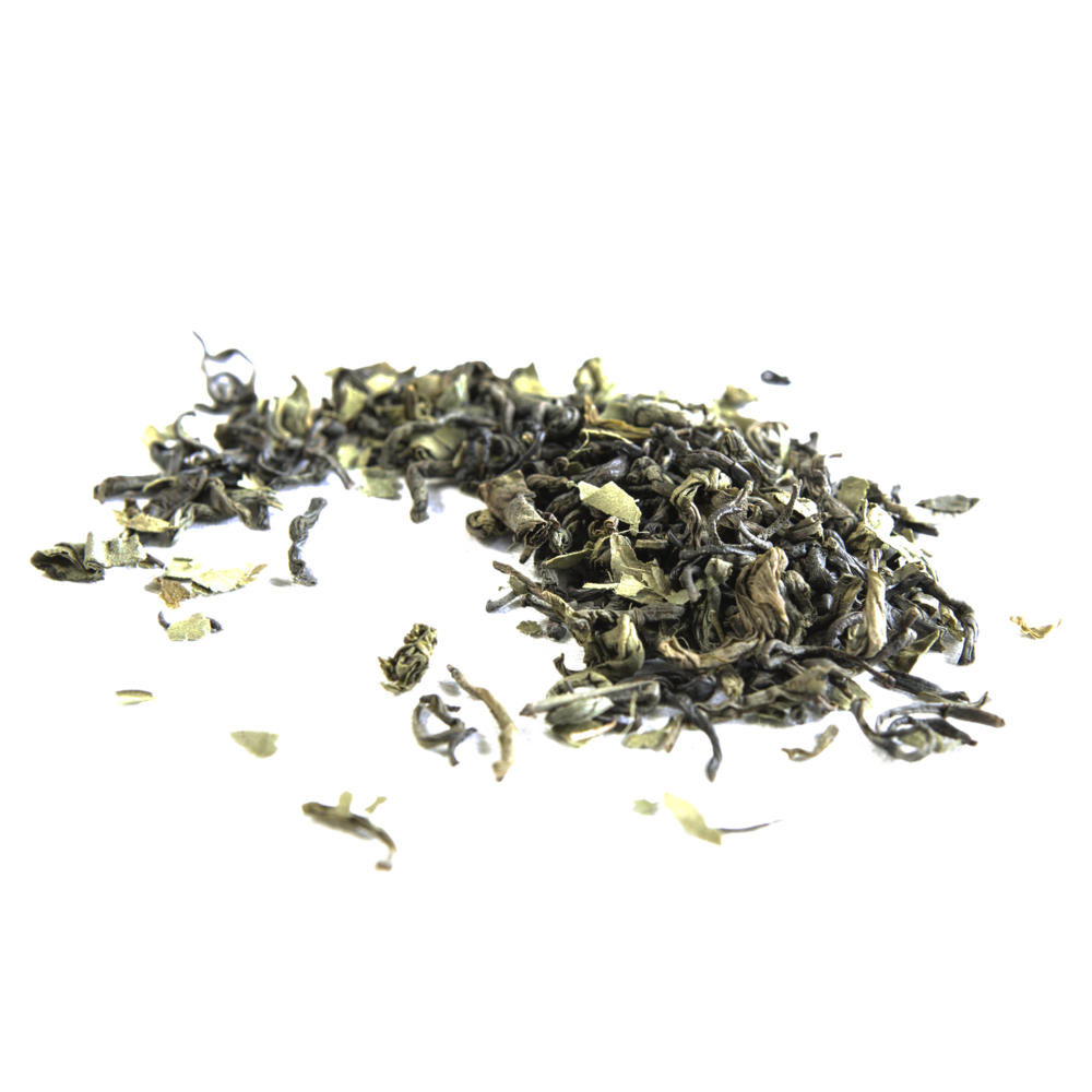 Green Leaves Organic Tea Transparent PNG Image