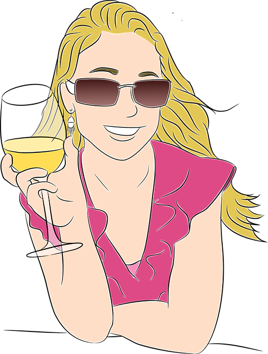 Girl Vector Drinking Transparent PNG Image