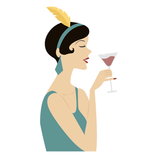 Girl Vector Drinking Young Transparent PNG Image