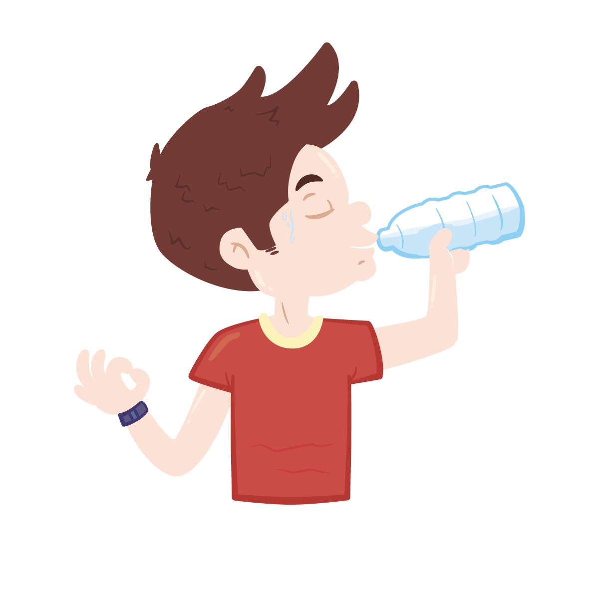 Girl Vector Drinking Young Transparent PNG Image