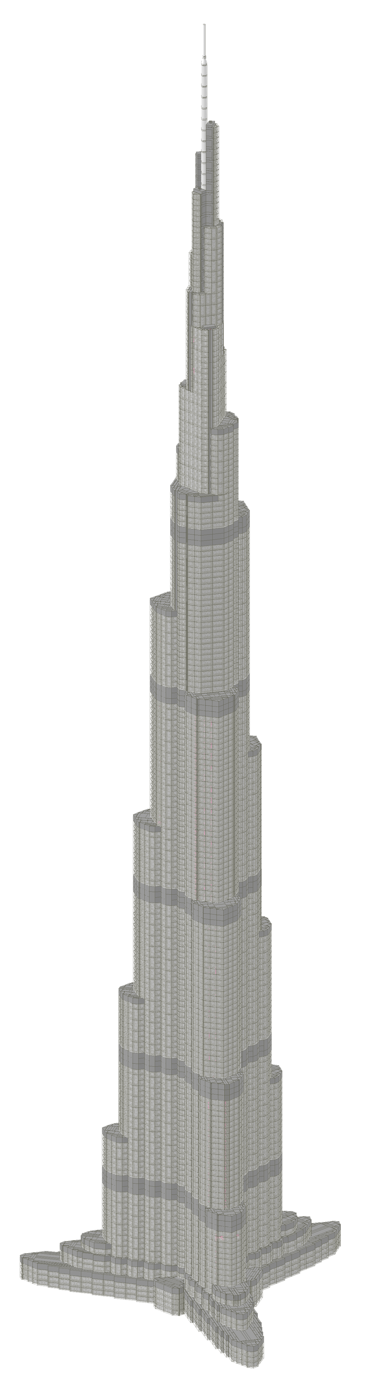 Burj Khalifa Background Transparent PNG Image