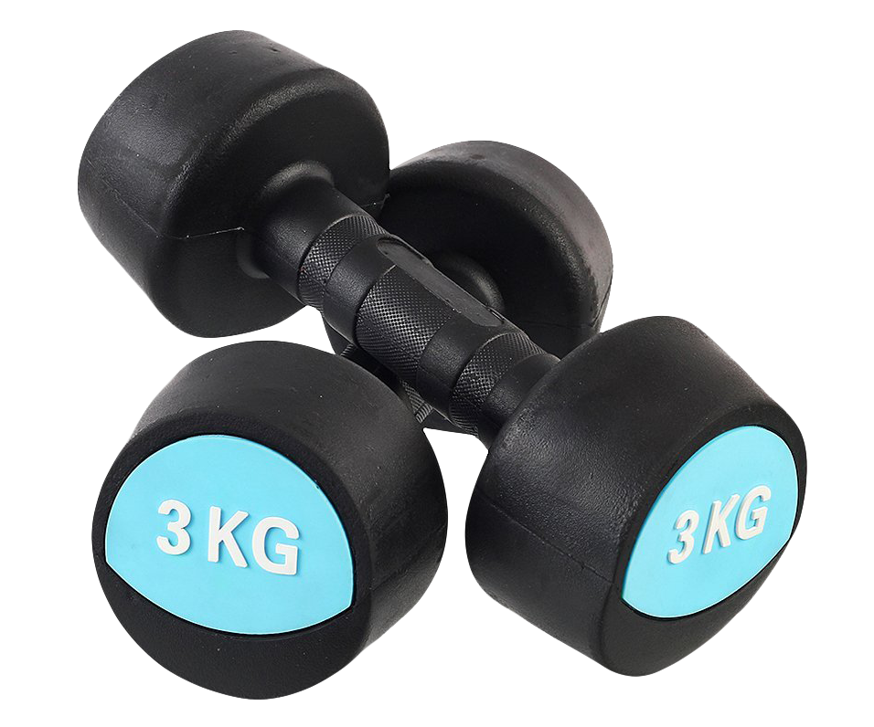3 Dumbbells Kg Fitness Transparent PNG Image