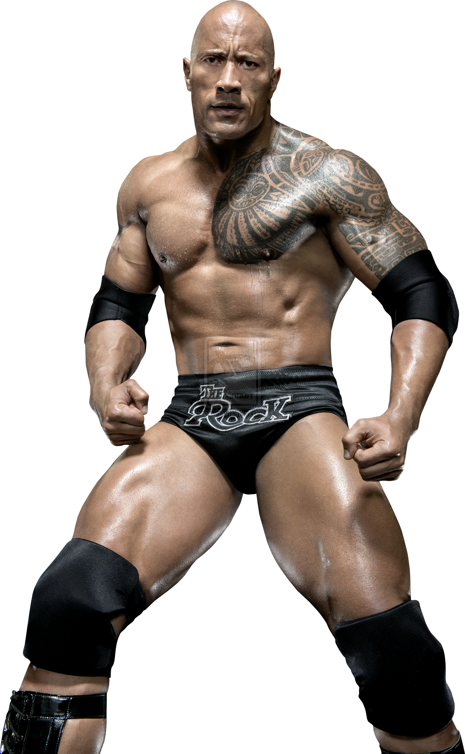 Body Abs Dwayne Johnson Transparent PNG Image