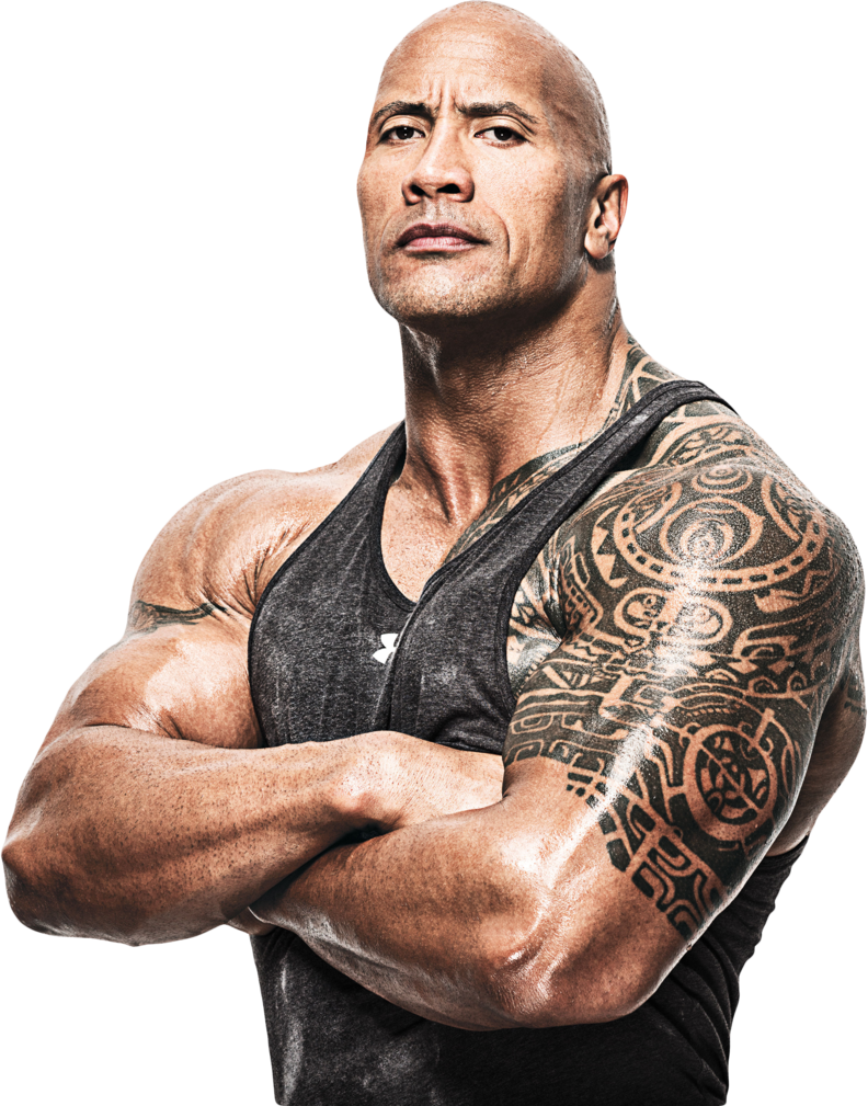 Body Dwayne Johnson Transparent PNG Image