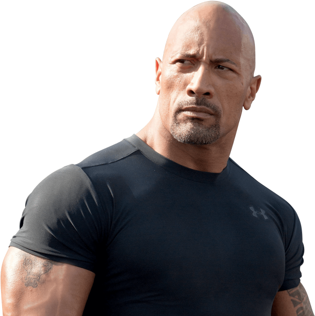 Body Dwayne Johnson Transparent PNG Image