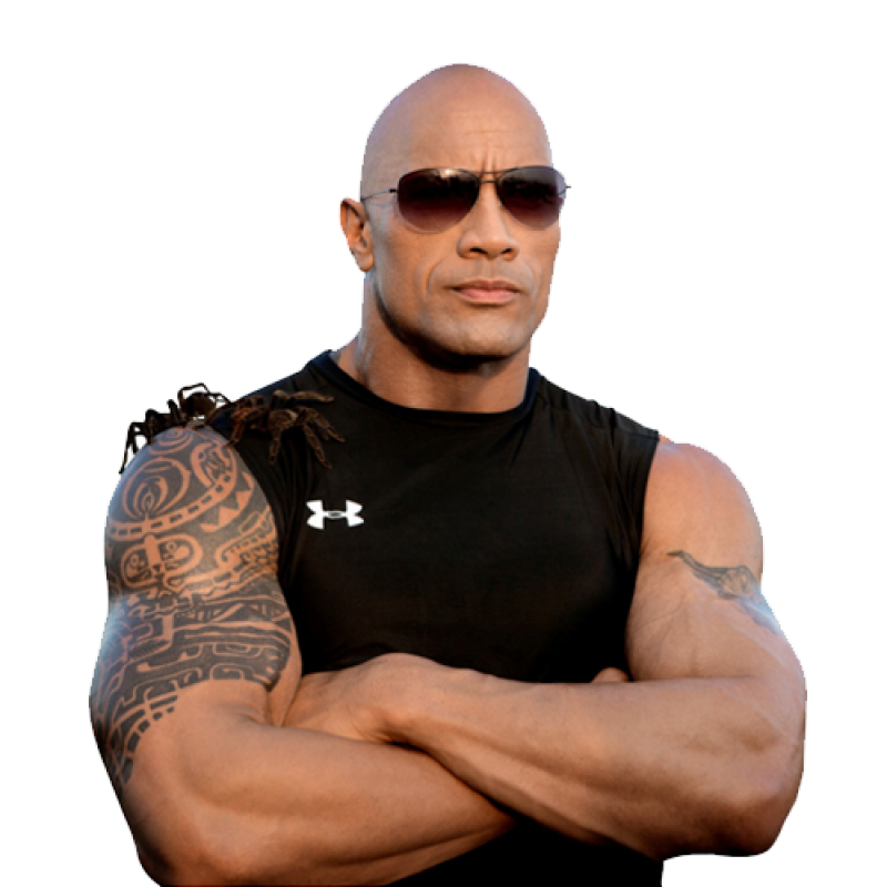 Body Dwayne Johnson Transparent PNG Image