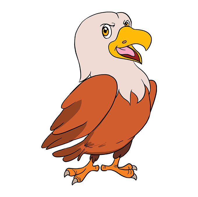 Eagle Sitting Transparent PNG Image
