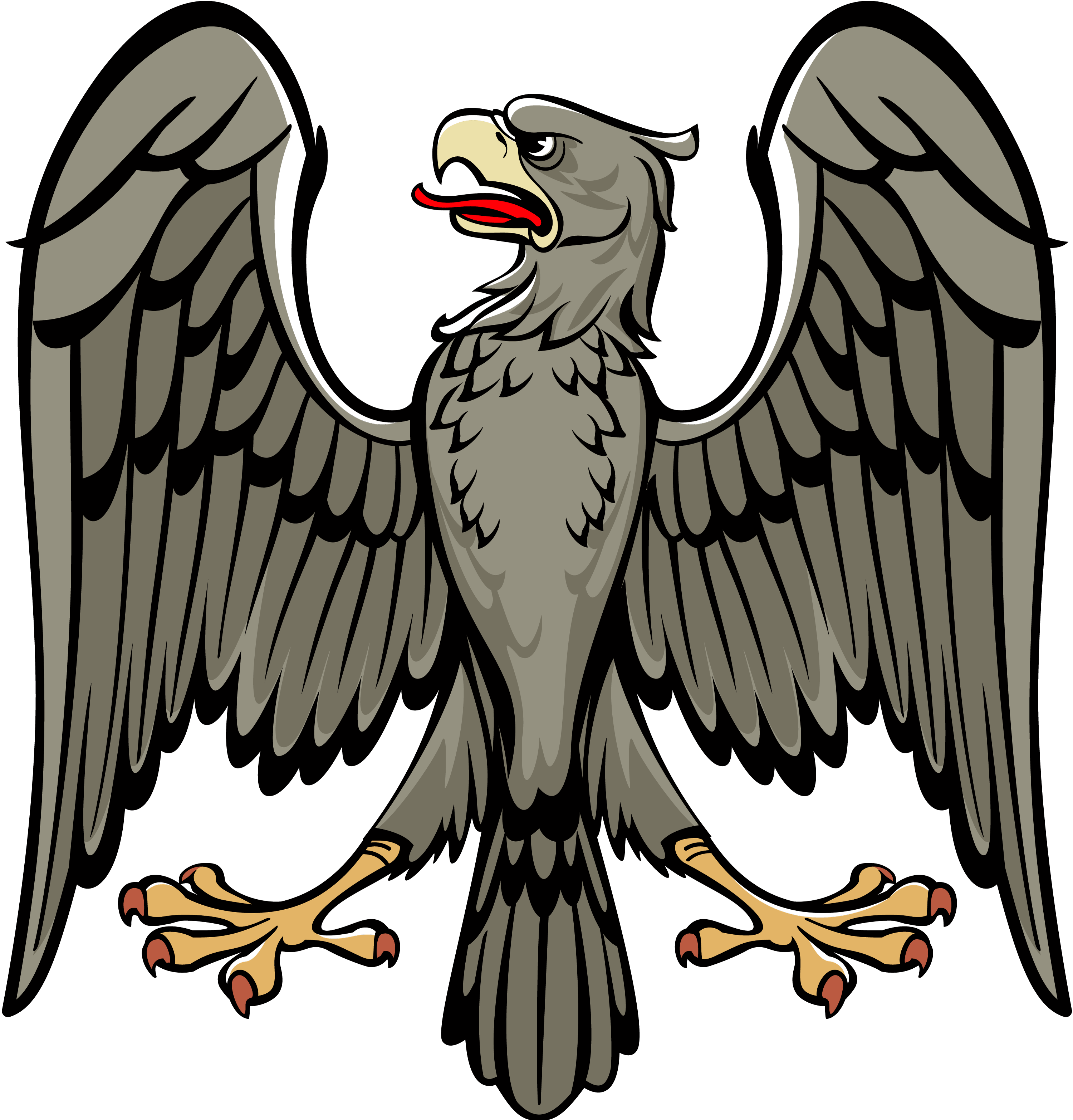 Eagle Sitting Transparent PNG Image