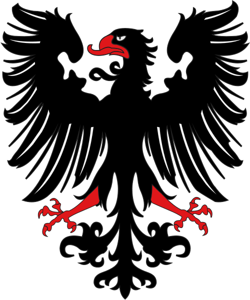 Eagle Black Logo Transparent PNG Image