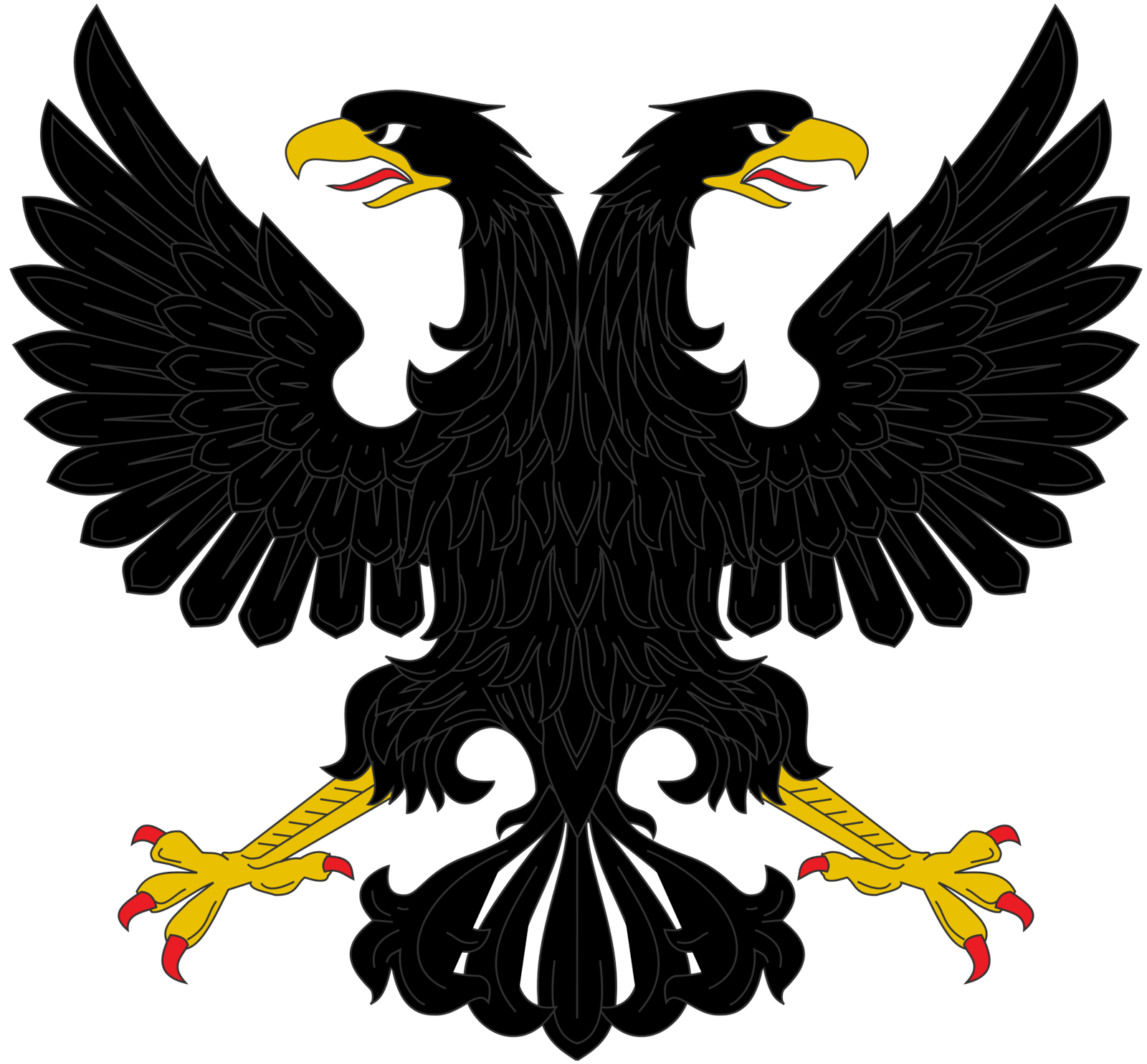Eagle Black Logo Transparent PNG Image