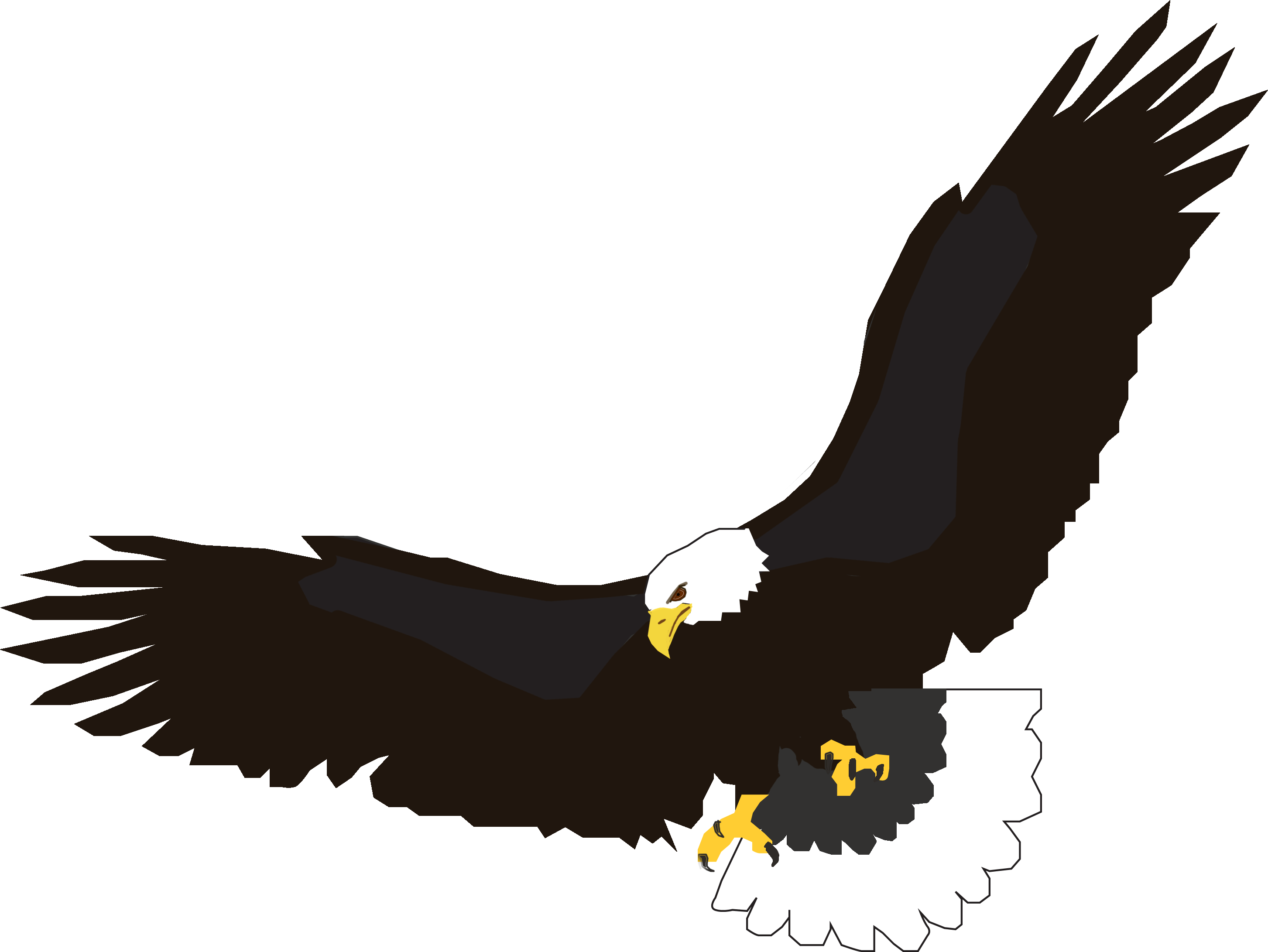 Flying Eagle Transparent PNG Image