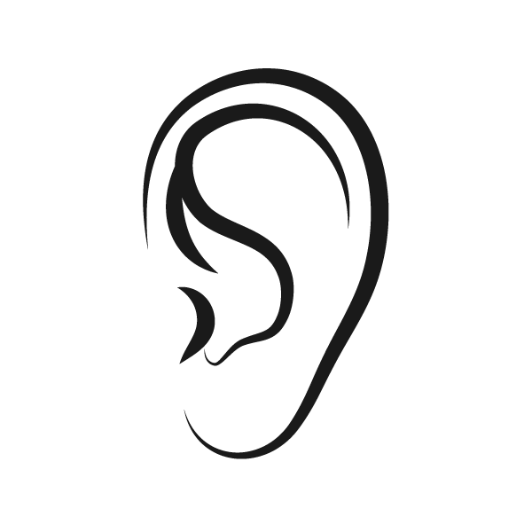Ear Vector Transparent PNG Image