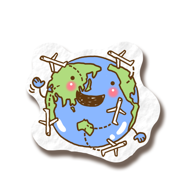 Earth Travel Cartoon Icons Transparent PNG Image