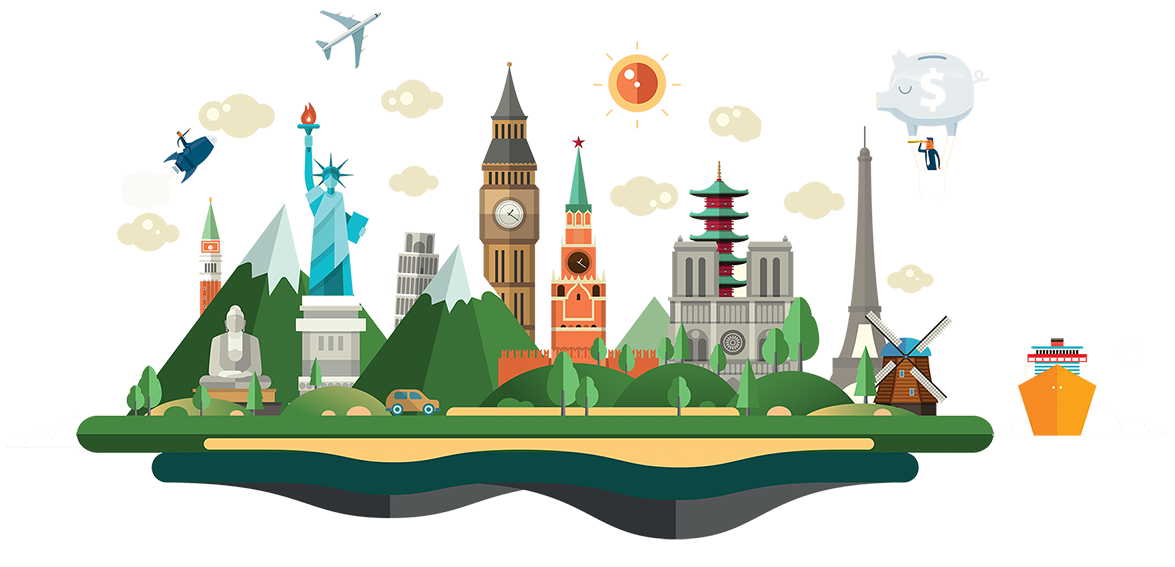 Earth Travel World Transparent PNG Image