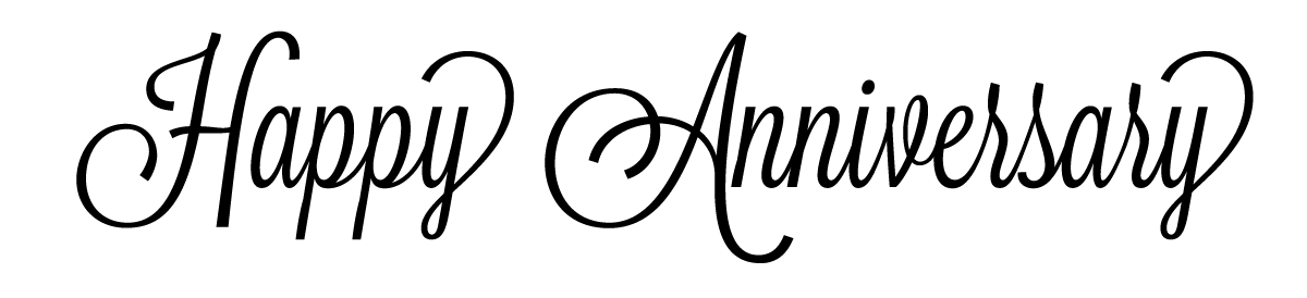 Happy Anniversary Transparent PNG Image
