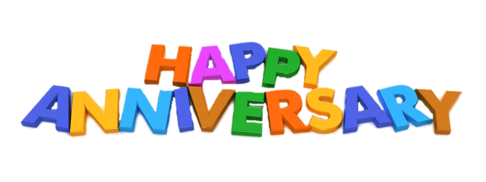 Happy Anniversary Transparent PNG Image