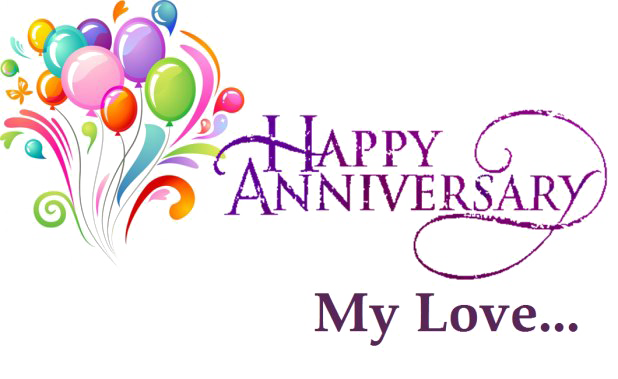 Happy Anniversary Transparent PNG Image