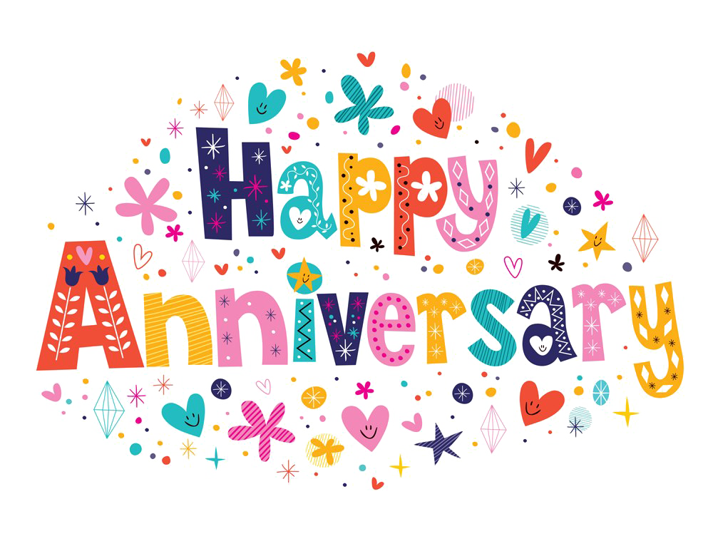 Happy Anniversary Transparent PNG Image