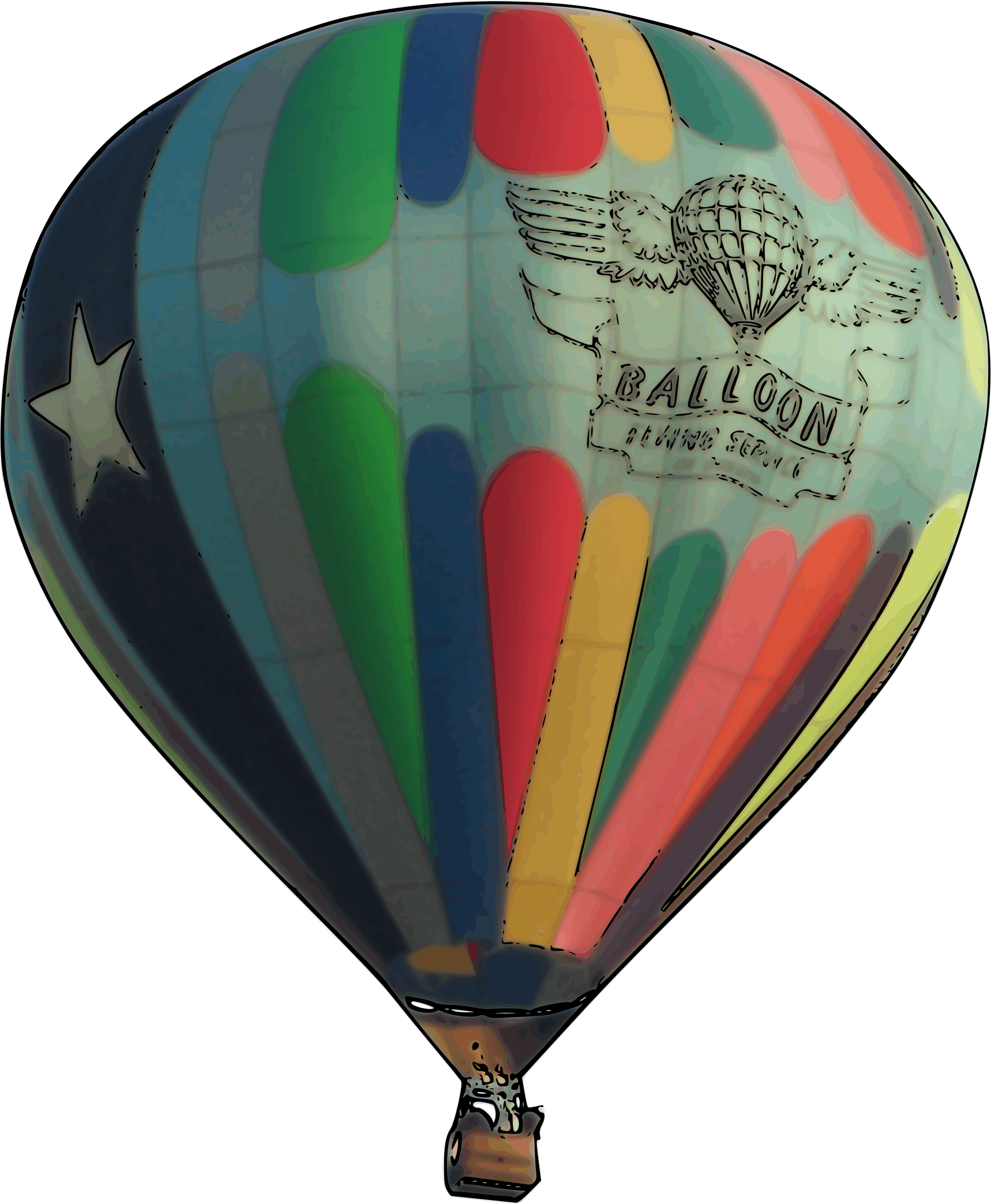 Air Balloon Transparent PNG Image