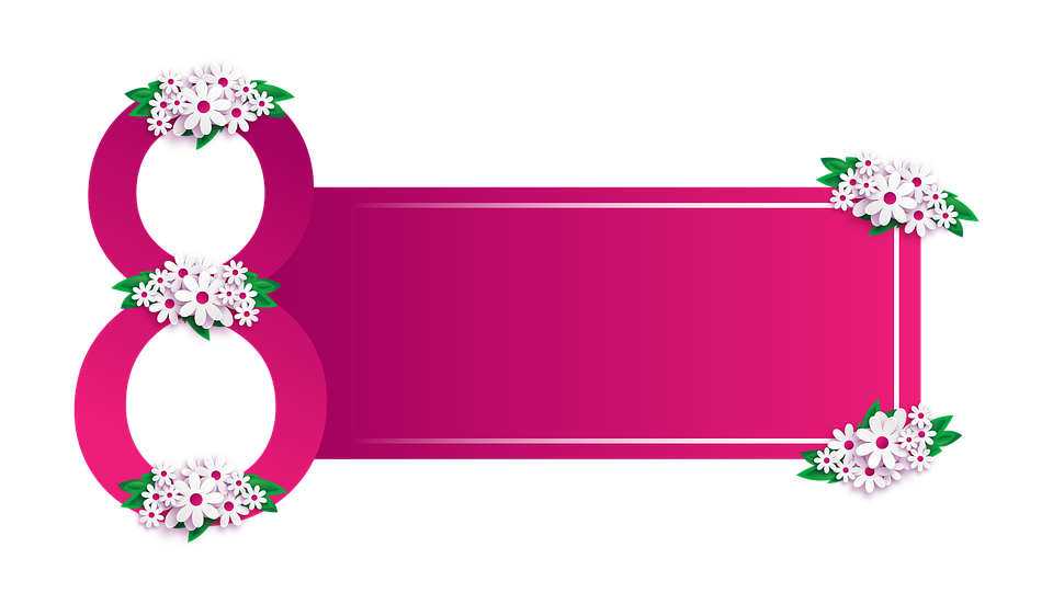 8 March Transparent PNG Image