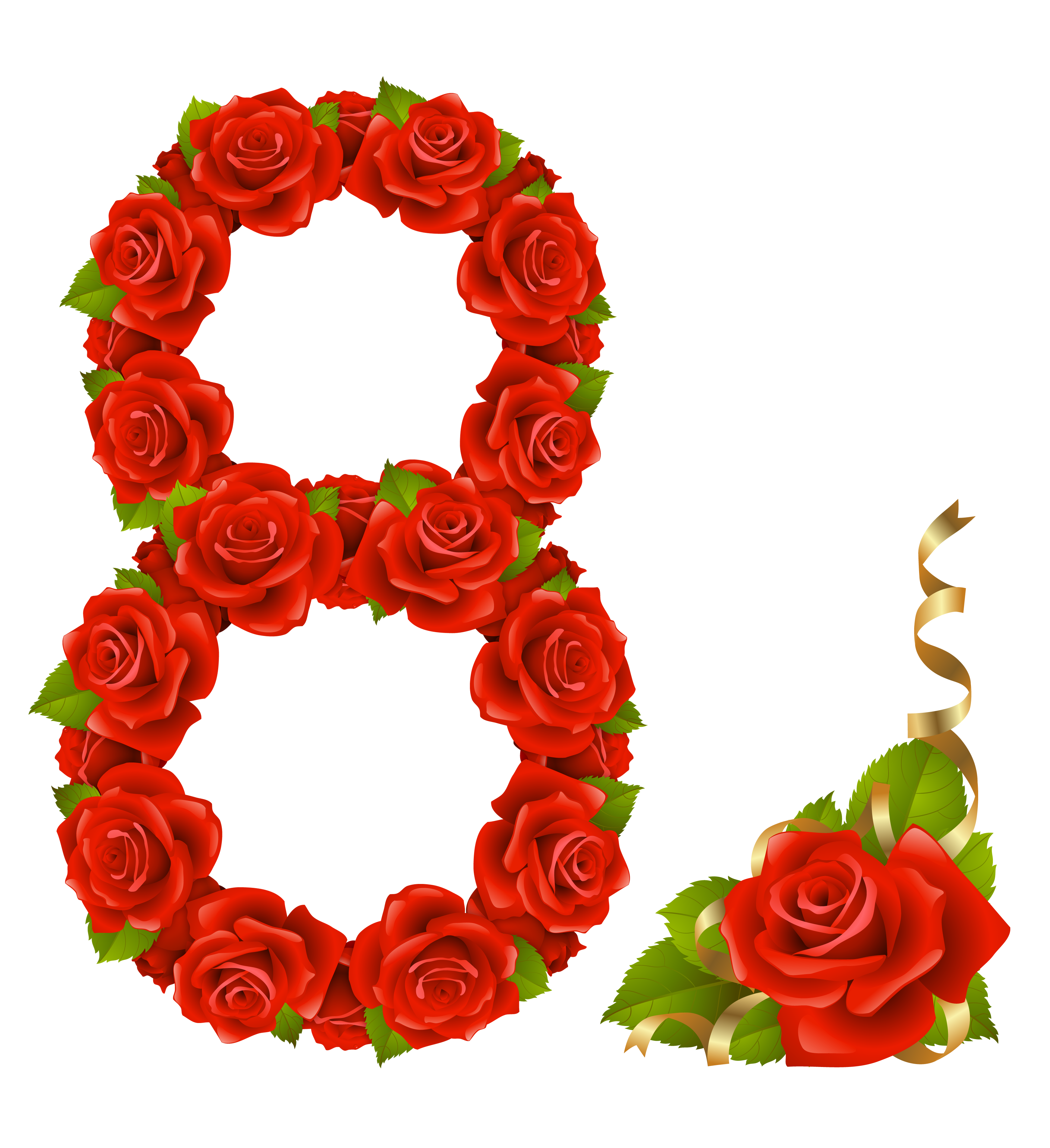 8 March Transparent PNG Image
